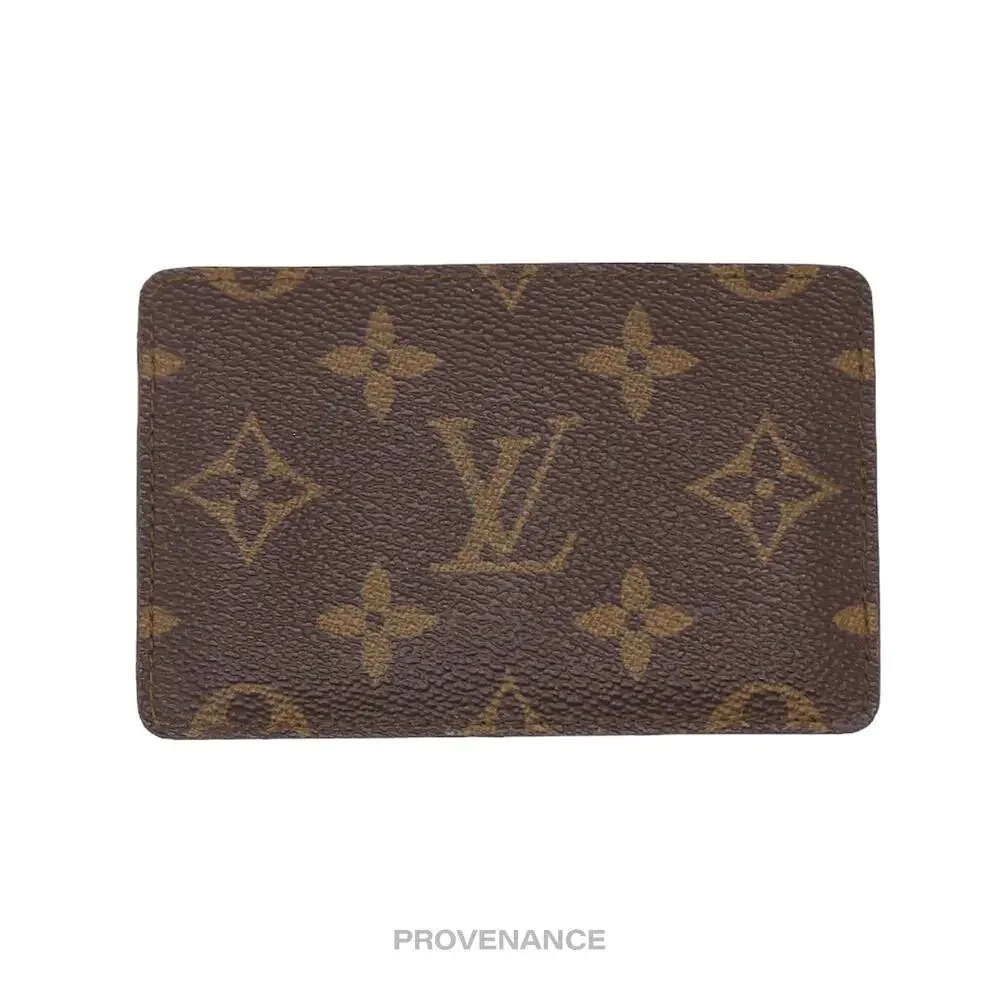 🔴 Louis Vuitton Card Holder Wallet - Monogram Small 